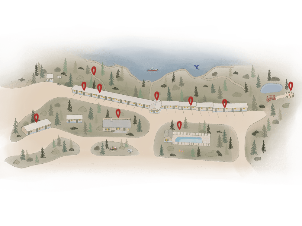 Searidge Virtual Tour Map